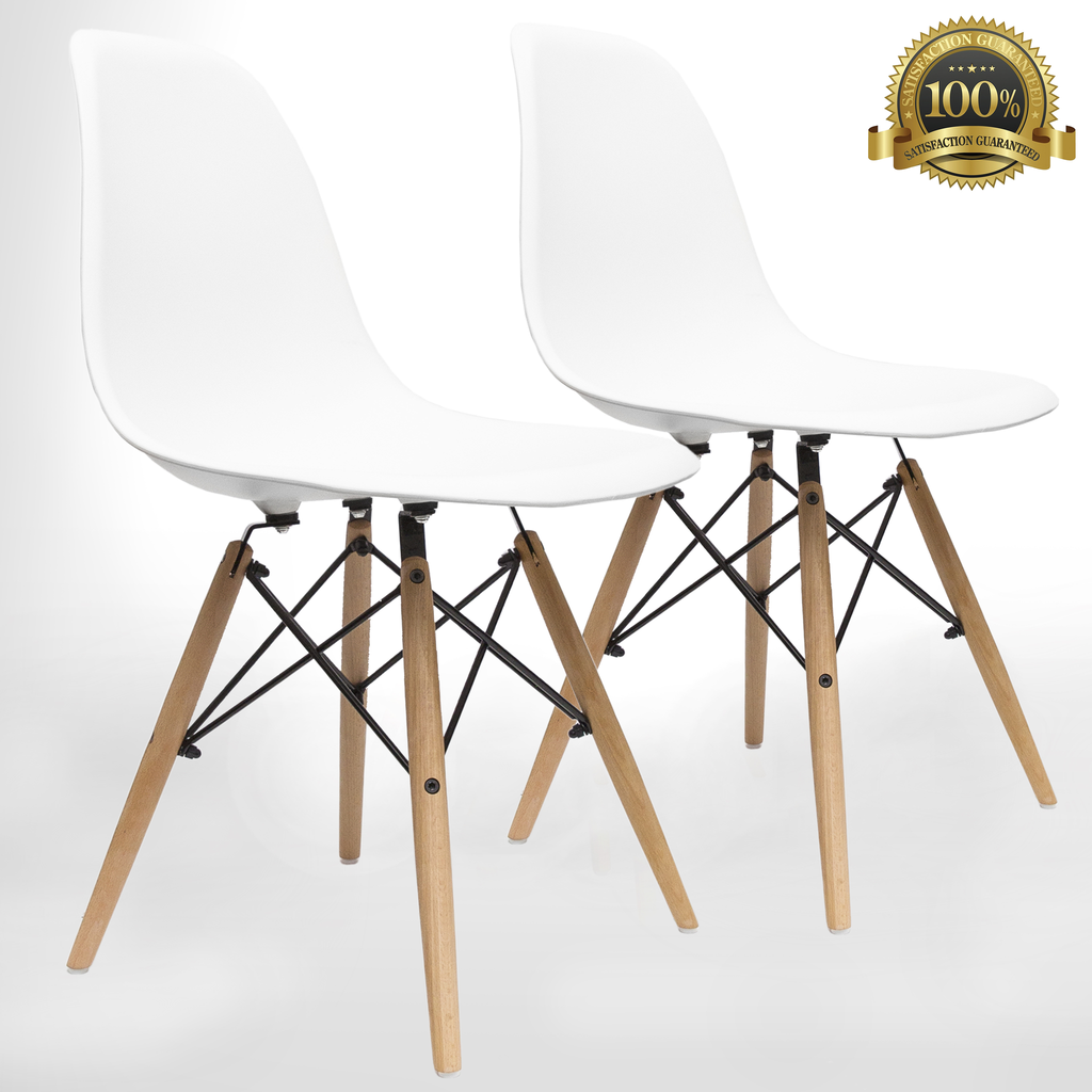 Mid Century Modern Style Dining Chairs by UrbanMod (Set Of 2)