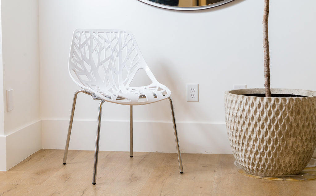 Birch Sapling Chair | White | Set of Two