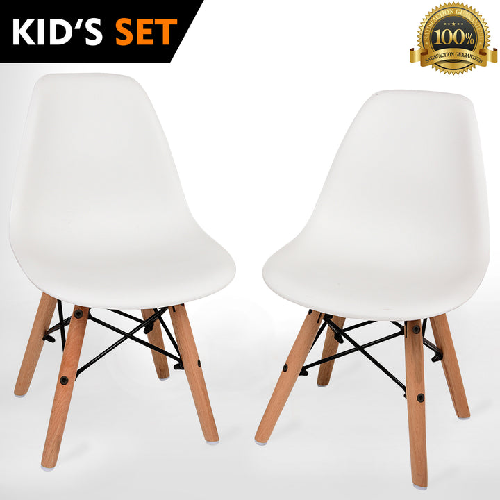 Kids Eiffel Chairs, Mid-Century Modern for the Playroom (Set of 2)
